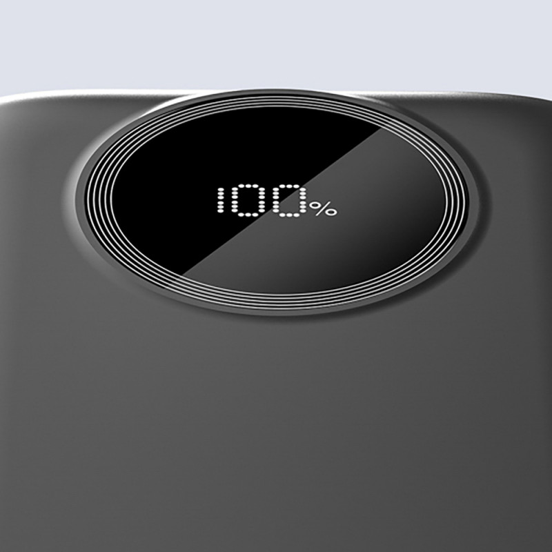 Powerbank Dudao K13 10000 mAh z wbudowanym kablem, czarny