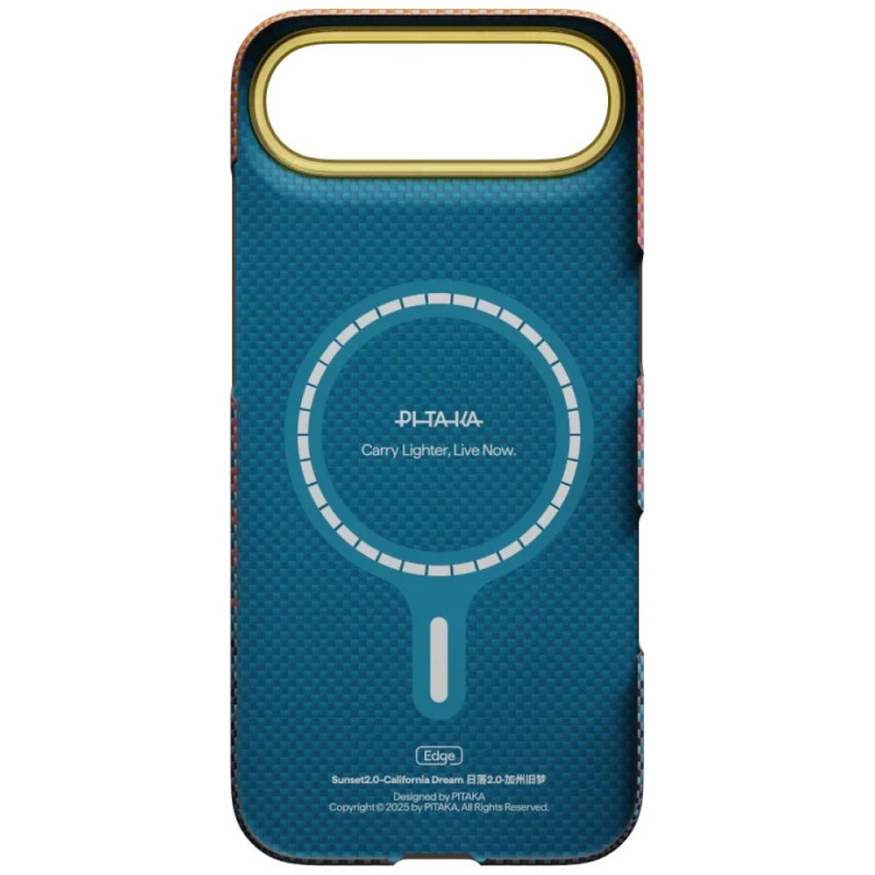 PITAKA Edge Case California Dream 05 etui do Apple iPhone Air, zachód słońca