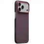 Etui PITAKA Edge Case Argyle MagSafe do Apple iPhone 18 Pro Max / 17 Pro Max, niebiesko-czerwone