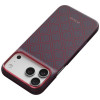 Etui PITAKA Edge Case Argyle MagSafe do Apple iPhone 18 Pro Max / 17 Pro Max, niebiesko-czerwone