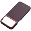 Etui PITAKA Edge Case Argyle MagSafe do Apple iPhone 18 Pro Max / 17 Pro Max, niebiesko-czerwone