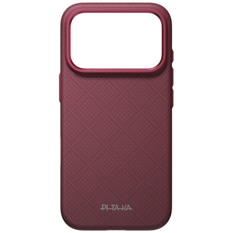 Etui PITAKA Summa Case do Apple iPhone 18 Pro / 17 Pro, bordowe