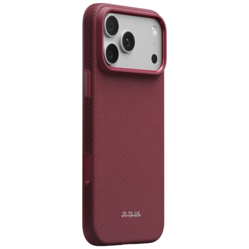 Etui PITAKA Summa Case do Apple iPhone 18 Pro Max / 17 Pro Max, bordowe