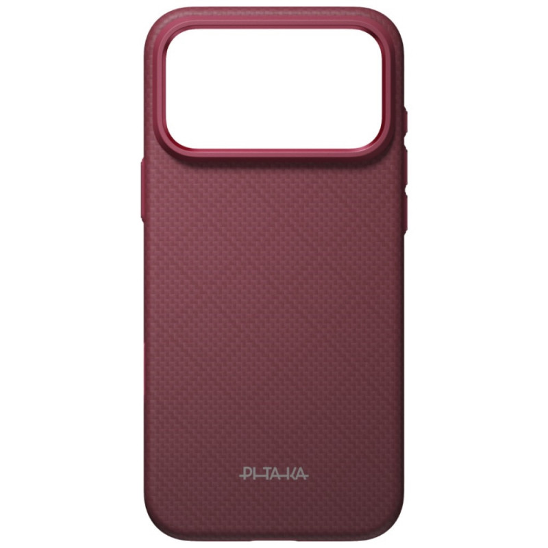 Etui PITAKA Summa Case do Apple iPhone 18 Pro Max / 17 Pro Max, bordowe
