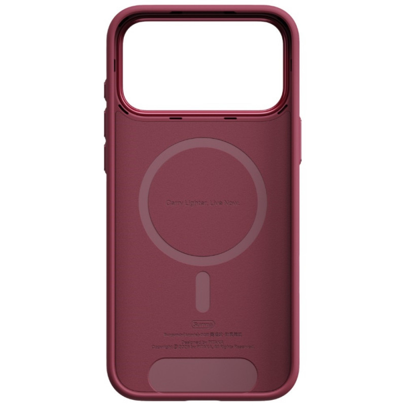 Etui PITAKA Summa Case do Apple iPhone 18 Pro Max / 17 Pro Max, bordowe