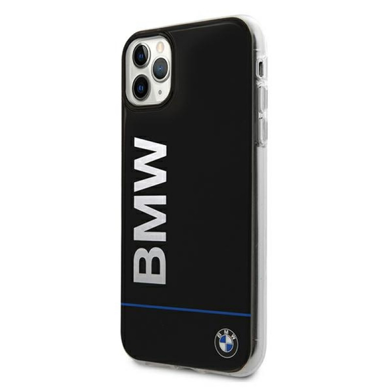 BMW BMHCN58PCUBBK Apple iPhone 11 Pro etui twarde Signature Printed Logo, czarny