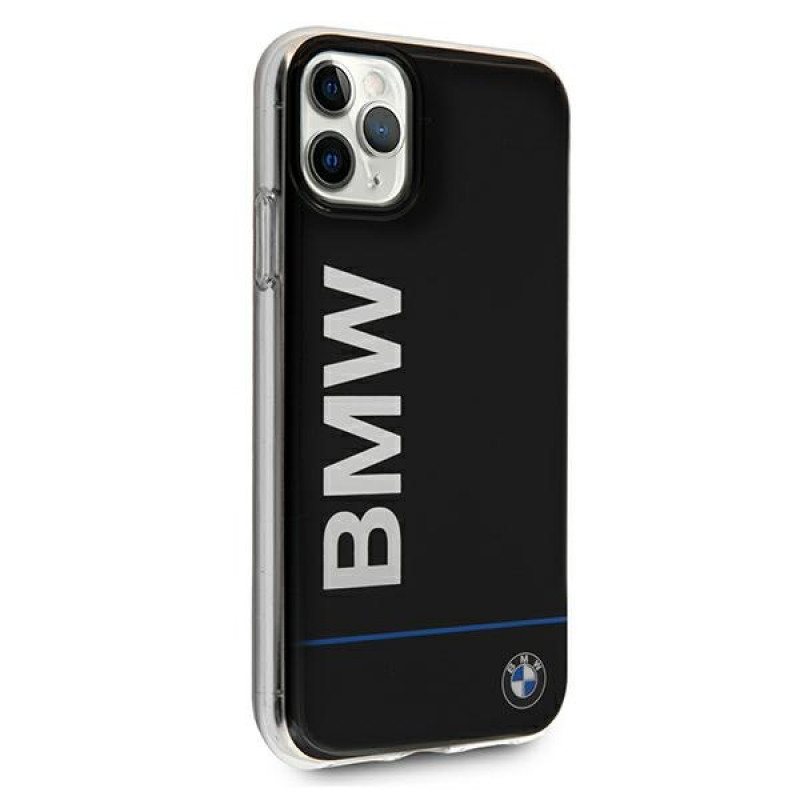 BMW BMHCN58PCUBBK Apple iPhone 11 Pro etui twarde Signature Printed Logo, czarny