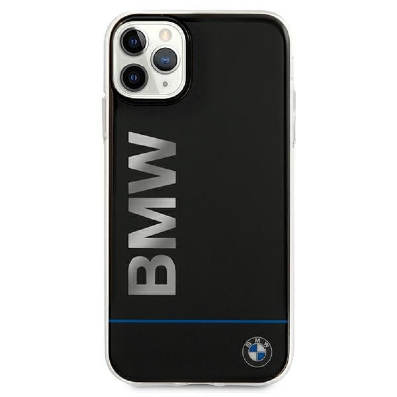 BMW BMHCN65PCUBBK Apple iPhone 11 Pro Max etui twarde Signature Printed Logo, czarny