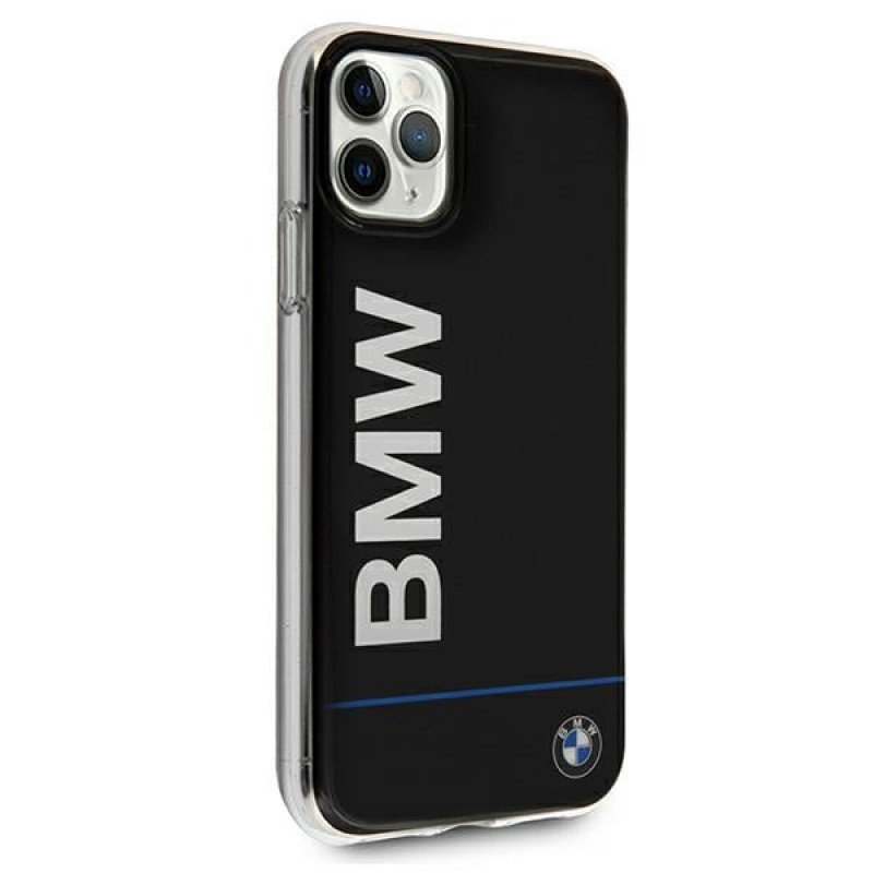 BMW BMHCN65PCUBBK Apple iPhone 11 Pro Max etui twarde Signature Printed Logo, czarny