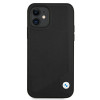 BMW BMHCP12SRCDPK Apple iPhone 12 mini etui twarde Leather Deboss, czarny