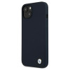 BMW BMHCP13SSILNA Apple iPhone 13 mini etui twarde Silicone Signature, Navy
