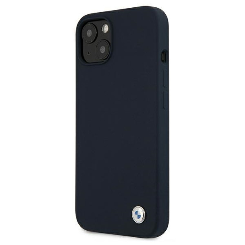 BMW BMHCP13SSILNA Apple iPhone 13 mini etui twarde Silicone Signature, Navy