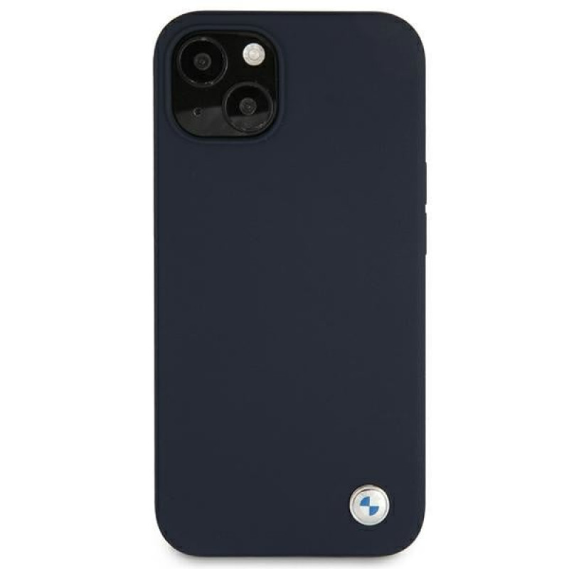 BMW BMHCP13SSILNA Apple iPhone 13 mini etui twarde Silicone Signature, Navy