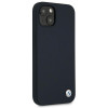 BMW BMHCP13SSILNA Apple iPhone 13 mini etui twarde Silicone Signature, Navy