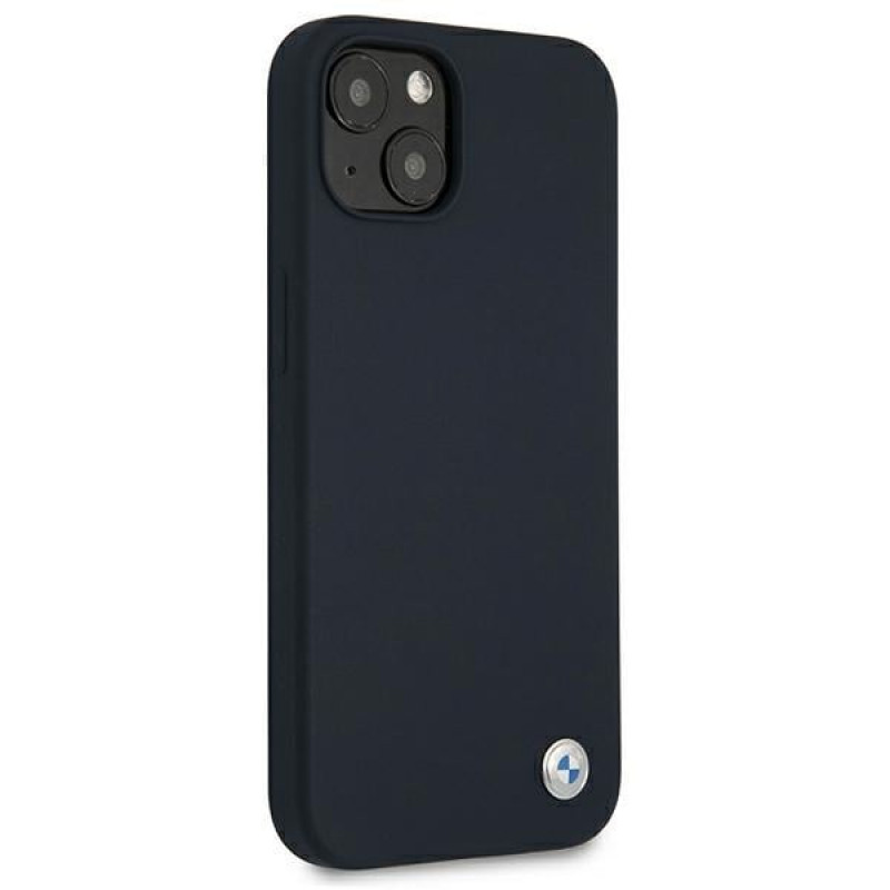 BMW BMHCP13SSILNA Apple iPhone 13 mini etui twarde Silicone Signature, Navy