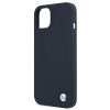 BMW BMHCP13SSILNA Apple iPhone 13 mini etui twarde Silicone Signature, Navy