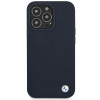 BMW BMHCP13XSILNA Apple iPhone 13 Pro Max etui twarde Silicone Signature, Navy