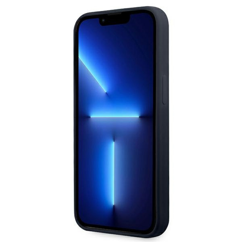 BMW BMHCP13XSILNA Apple iPhone 13 Pro Max etui twarde Silicone Signature, Navy
