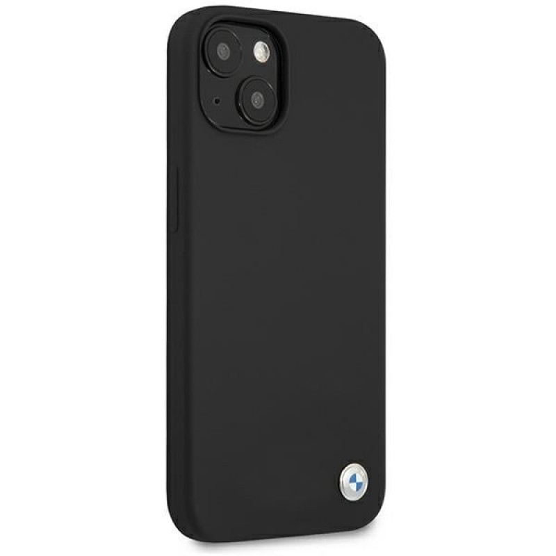 BMW BMHCP13SSILBK Apple iPhone 13 mini etui twarde Silicone Signature, czarny
