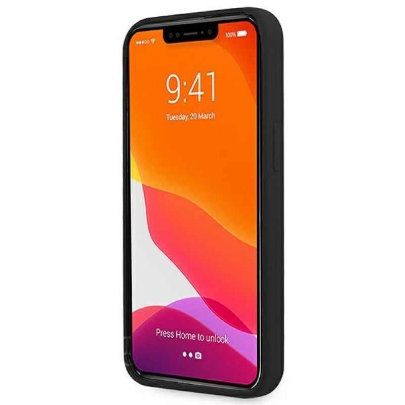 BMW BMHCP13SSILBK Apple iPhone 13 mini etui twarde Silicone Signature, czarny