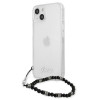 Guess GUHCP13SKPSBK Apple iPhone 13 mini etui twarde Black Pearl, przezroczyste
