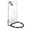 Guess GUHCP13SKPSBK Apple iPhone 13 mini etui twarde Black Pearl, przezroczyste