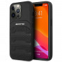 Mercedes-AMG AMHCP14XGSEBK Apple iPhone 14 Pro Max etui twarde, Leather Debossed Lines, czarny