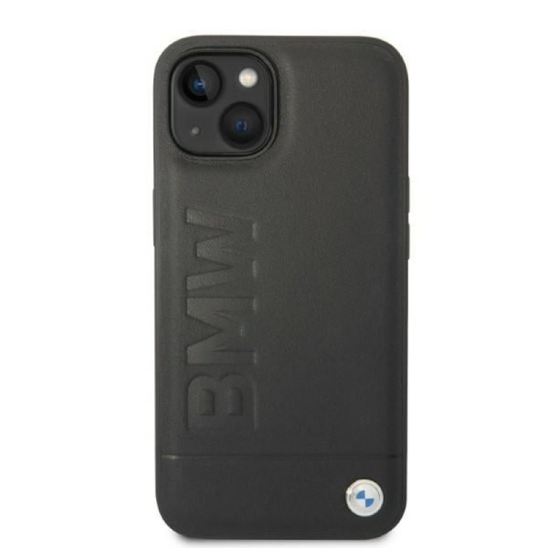 BMW BMHMP14SSLLBK Apple iPhone 14 etui twarde, Signature Logo Imprint MagSafe, czarny