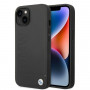 BMW BMHMP14MSLLBK Apple iPhone 14 Plus / 15 Plus etui twarde, Signature Logo Imprint MagSafe, czarny