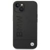 BMW BMHMP14MSLBLBK Apple iPhone 14 Plus / 15 Plus etui twarde, Silicone Signature Logo MagSafe, czarny