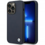 BMW BMHMP14XSILNA etui Apple iPhone 14 Pro Max, Silicone Metal Logo MagSafe, navy