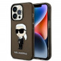 Karl Lagerfeld KLHCP14XHNIKTCK Apple iPhone 14 Pro Max etui twarde, Ikonik Karl, czarny