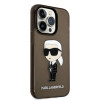 Karl Lagerfeld KLHCP14XHNIKTCK Apple iPhone 14 Pro Max etui twarde, Ikonik Karl, czarny