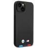 BMW BMHMP14S22PTDK etui Apple iPhone 14, Leather Stamp Tricolor MagSafe, czarny