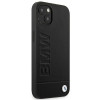 BMW BMHCP14MSLLBK etui na Apple iPhone 14 Plus / 15 Plus, Leather Stamp, czarny
