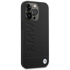 BMW BMHCP14LSLLBK etui Apple iPhone 14 Pro, Leather Stamp, czarny