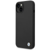 BMW BMHCP14MSILBK etui Apple iPhone 14 Plus / 15 Plus, Silicone Metal Logo, czarny