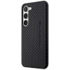 Mercedes-AMG AMHCS23SBLSCA Carbon Stripe & Embossed etui obudowa twarda na Samsung Galaxy S23 (S911), czarne