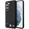 BMW BMHCS23M22NBCK Leather Carbon etui twarde na Samsung Galaxy S23+ (S916), czarne