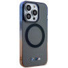 BMW BMHMP14XHTGE Gradient Bumper etui twarde na Apple iPhone 14 Pro Max, szary, MagSafe
