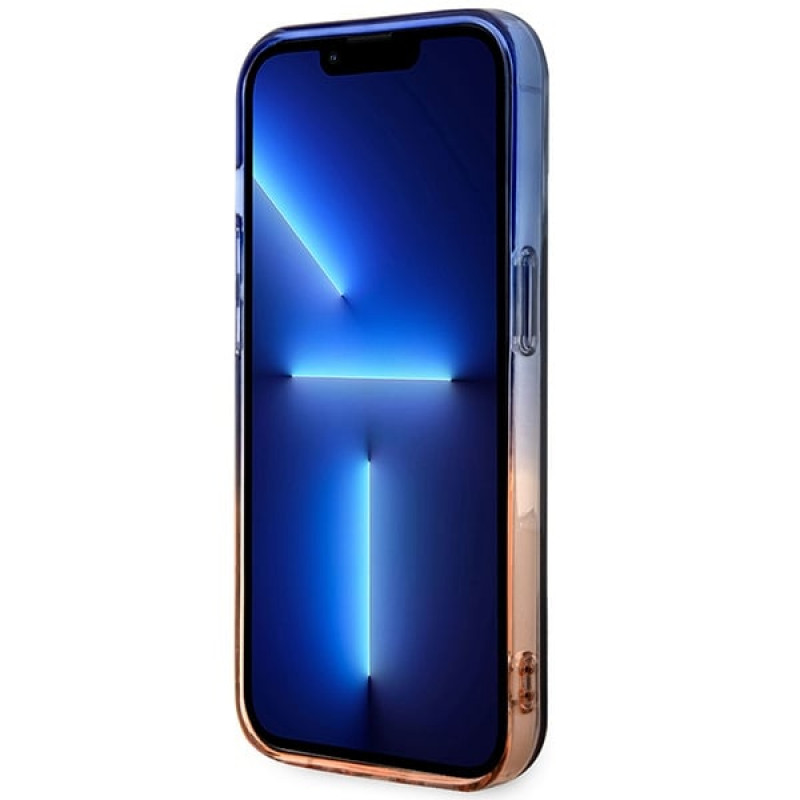 BMW BMHMP14XHTGE Gradient Bumper etui twarde na Apple iPhone 14 Pro Max, szary, MagSafe