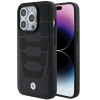 BMW BMHCP15X22RPSK Leather Seats Pattern etui twarde na Apple iPhone 15 Pro Max, czarny