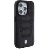 BMW BMHCP15X22RPSK Leather Seats Pattern etui twarde na Apple iPhone 15 Pro Max, czarny