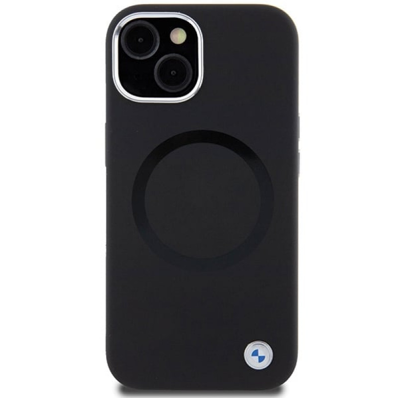 BMW BMHMP15SSILBK2 Signature Liquid Silicone MagSafe etui dla Apple iPhone 15, czarny