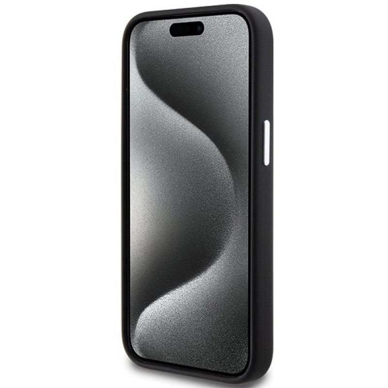 BMW BMHMP15SSILBK2 Signature Liquid Silicone MagSafe etui dla Apple iPhone 15, czarny