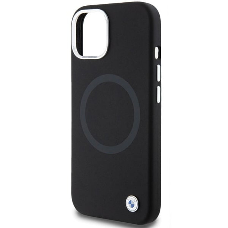 BMW BMHMP15MSILBK2 Signature Liquid Silicone MagSafe etui na Apple iPhone 15 Plus / 14 Plus, czarny