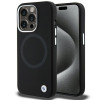 BMW BMHMP15XSILBK2 Signature Liquid Silicone MagSafe etui dla Apple iPhone 15 Pro Max, czarny