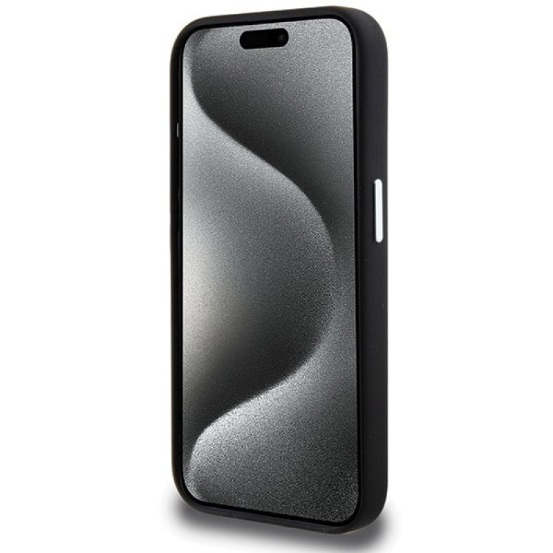 BMW BMHMP15XSILBK2 Signature Liquid Silicone MagSafe etui dla Apple iPhone 15 Pro Max, czarny