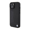 BMW BMHMP15SSLLBK Signature Logo Imprint MagSafe etui twarde na Apple iPhone 15, czarny