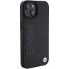 BMW BMHMP15MSLLBK Leather Hot Stamp MagSafe etui na Apple iPhone 15 Plus / 14 Plus, czarny